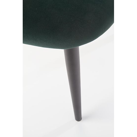 K384 Chair Dark Green / Black (1p=4pcs)