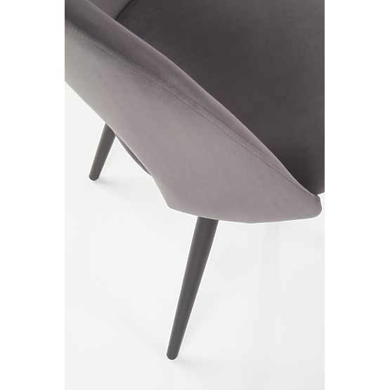 K384 Chair Gray/Black (1p=4pcs)