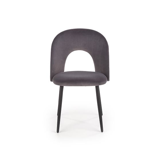 K384 Chair Gray/Black (1p=4pcs)