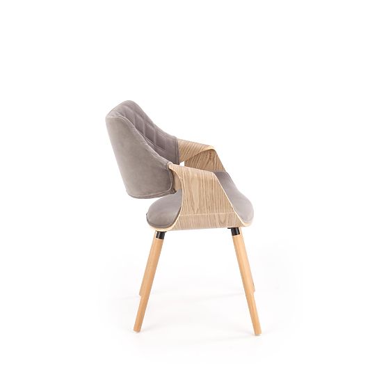 K396 Chair Light Oak / Gray (1p=1pc)