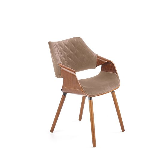 K396 Chair Walnut/Beige (1p=1pc)
