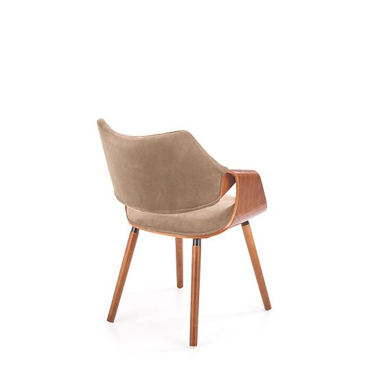 K396 Chair Walnut/Beige (1p=1pc)
