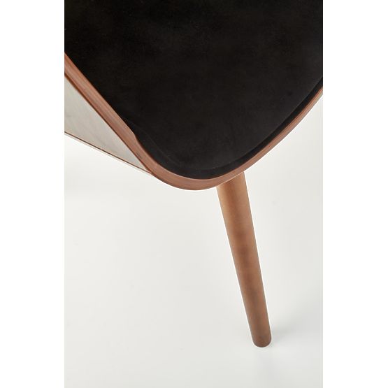 K396 Chair Walnut/Black (1p=1pc)