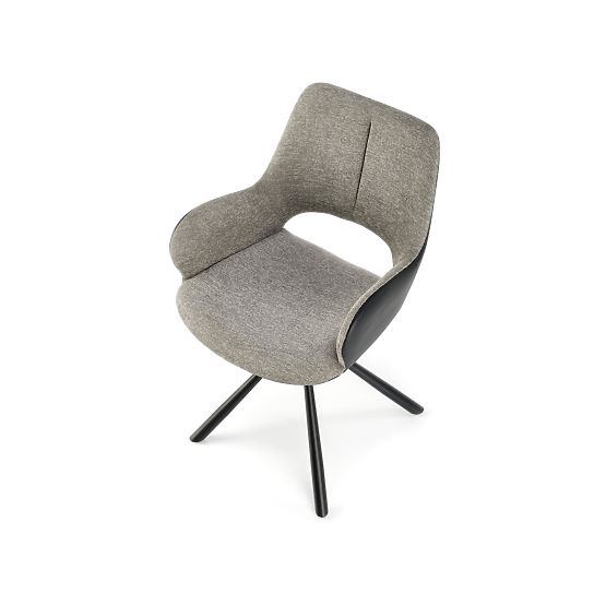 K494 Chair Grey/Black (1p=2pcs)