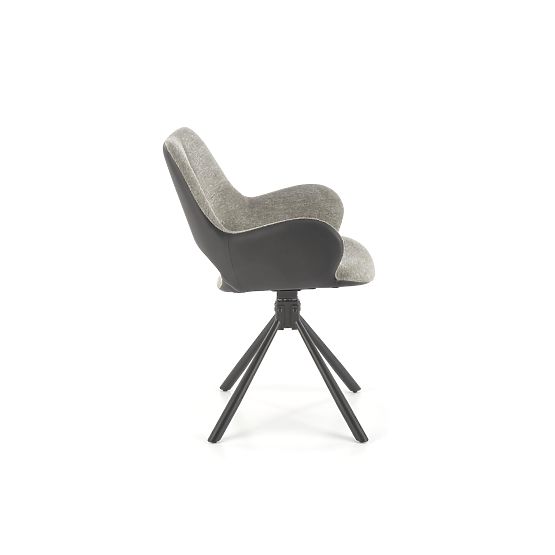 K494 Chair Grey/Black (1p=2pcs)