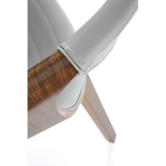 K544 Chair Grey / Walnut (1p=1pc)