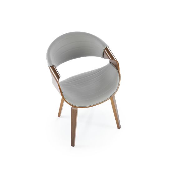 K544 Chair Grey / Walnut (1p=1pc)