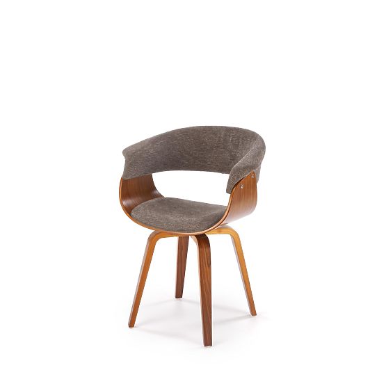 K545 Chair Gray / Walnut (1p=1pc)