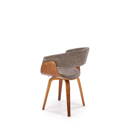 K545 Chair Gray / Walnut (1p=1pc)