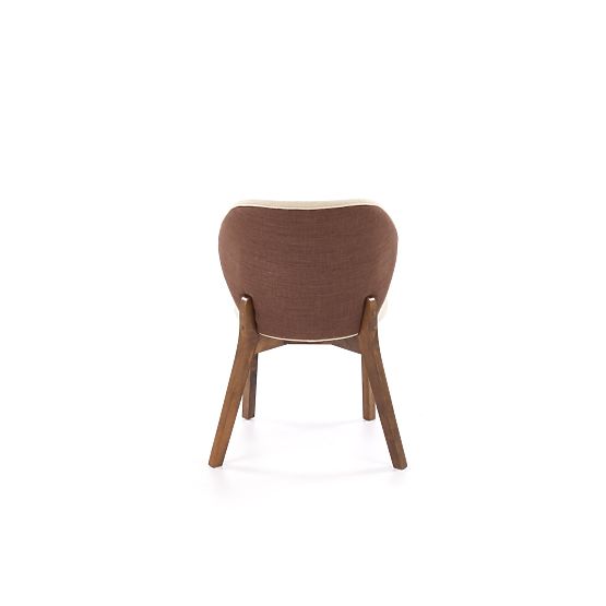 K583 Chair, Walnut / Brown / Beige (1p=2pcs)