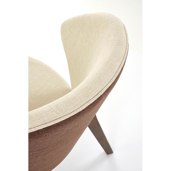 K583 Chair, Walnut / Brown / Beige (1p=2pcs)