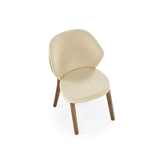 K583 Chair, Walnut / Brown / Beige (1p=2pcs)