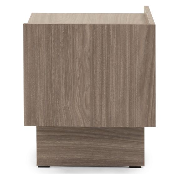 Kanso Nightstand, Pearl Oak