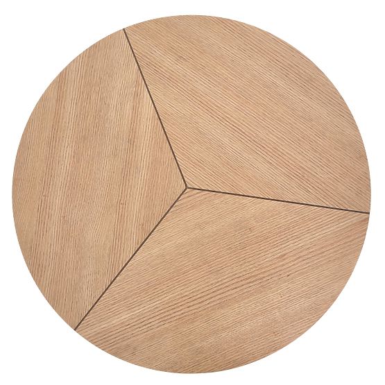 KARIDA coffee table natural oak/black (1p=1pc)