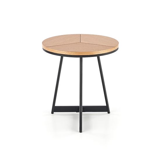 KARIDA-S coffee table natural oak/black (1p=1pc)