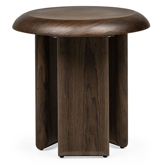 Keo Side Table 50 cm, Dark Walnut