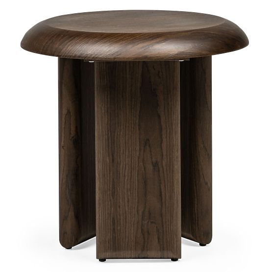 Keo Side Table 50 cm, Dark Walnut