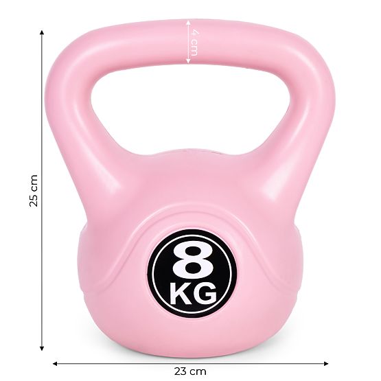 Kettlebell Dumbbell 8 kg for Exercise Pink ModernHome