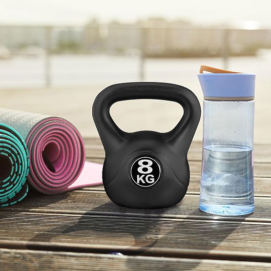 Kettlebell Dumbbell 8 kg for Exercise Weight Ball Fitness ModernHome