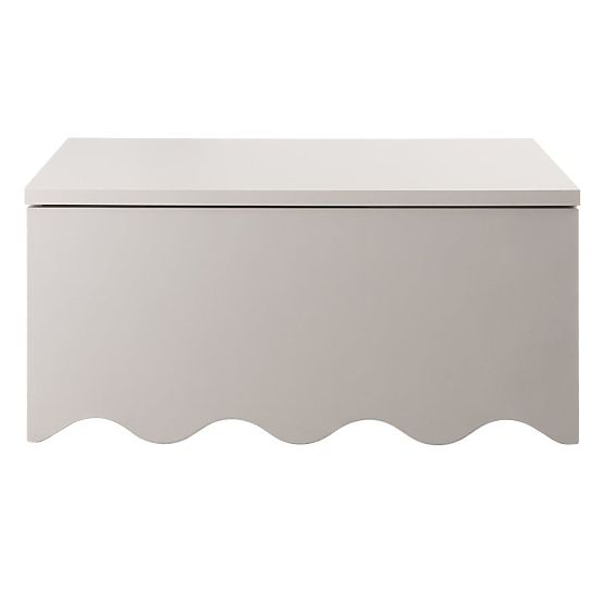 Kim Nightstand in Cashmere, Wavy