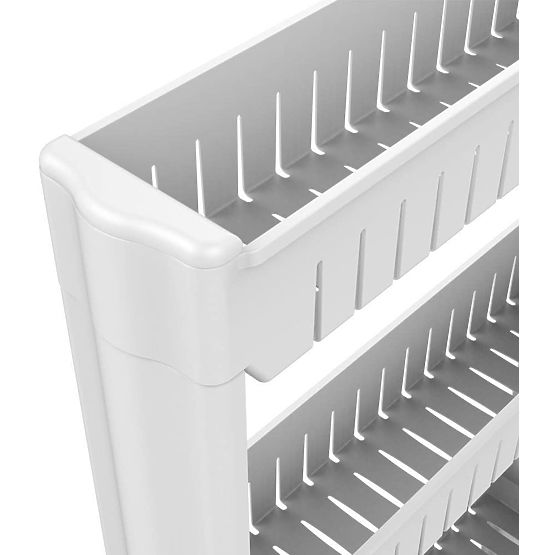 Kitchen Bathroom Shelf White 4 Levels Osmera