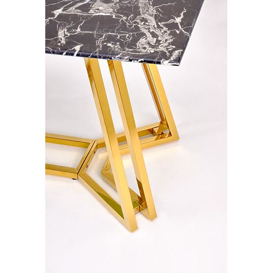 KONAMI table, top - black marble, legs - gold (2p=1pc)