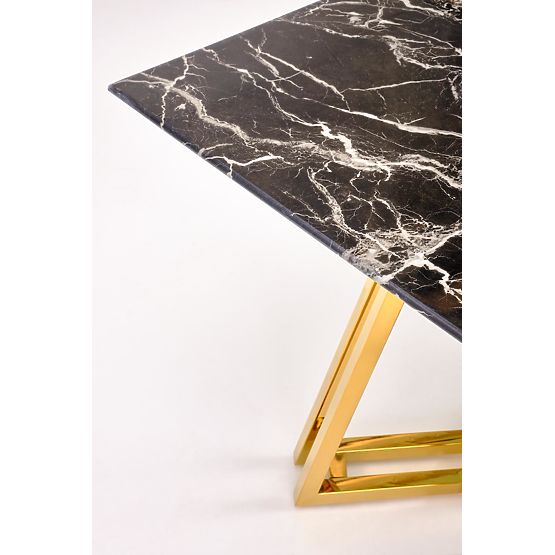 KONAMI table, top - black marble, legs - gold (2p=1pc)