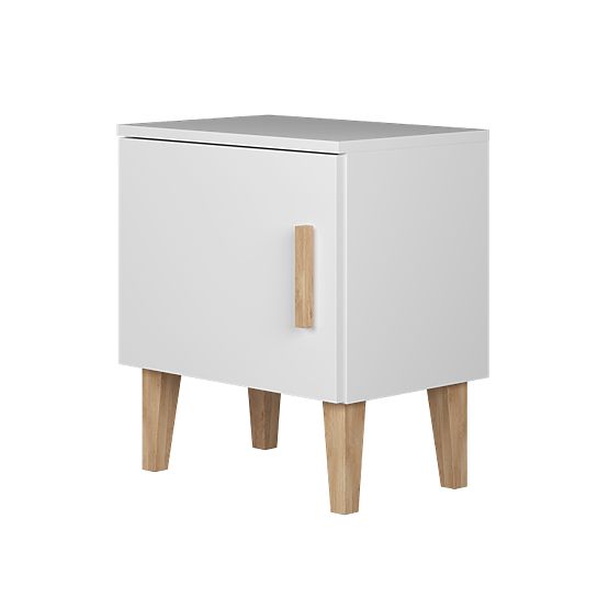 KUBI bedside table - white