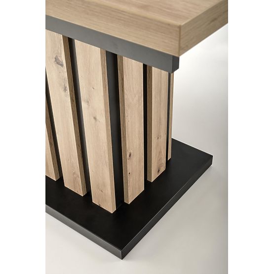 LAMELLO Extendable Table 160-210/90 cm Artisan Oak/Black