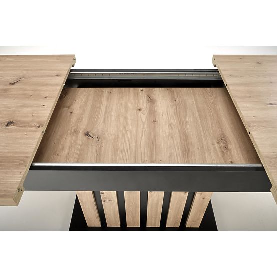 LAMELLO Extendable Table 160-210/90 cm Artisan Oak/Black