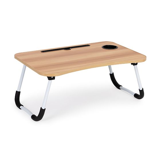 Laptop Stand Bed Table 60x40cm - Wood