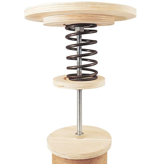 Large Cat Scratching Post Beige 255-265cm P70503