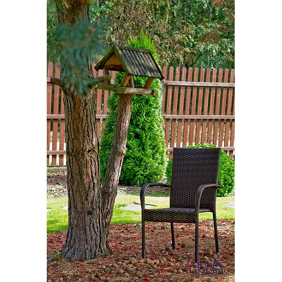 Large Dining Set from Technorattan (Table 200x100cm + 8 Chairs) SOTTILE Black