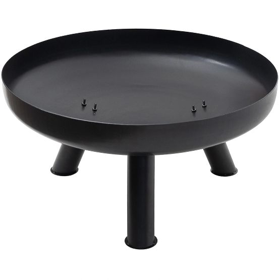 Large Solid Cast Iron Garden Fire Pit 60 cm Perfect for Campfires