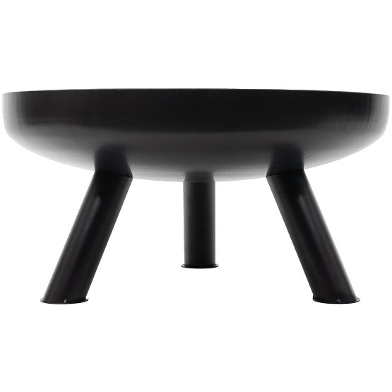 Large Solid Cast Iron Garden Fire Pit 60 cm Perfect for Campfires