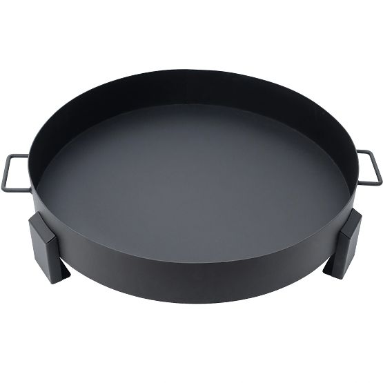 Large Sturdy Cast Iron Garden Fire Pit 60 cm with Handles Ideal for Campfires