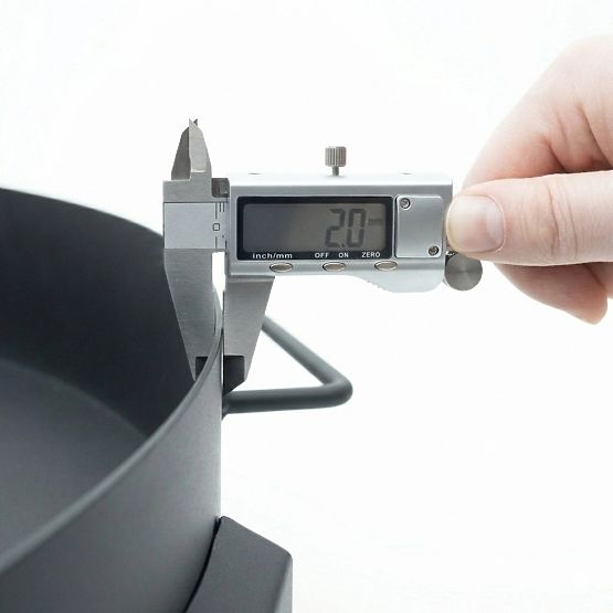 Large Sturdy Cast Iron Garden Fire Pit 60 cm with Handles Ideal for Campfires