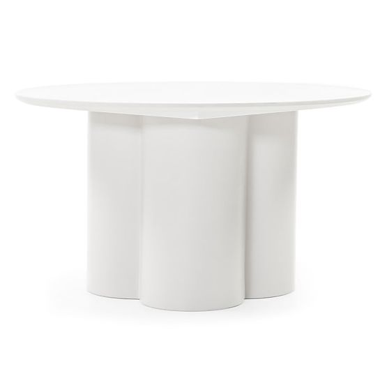 Lazaro Coffee Table 80 cm, Round, Gray-Beige