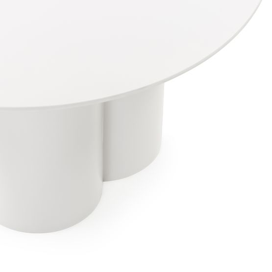 Lazaro Coffee Table 80 cm, Round, Gray-Beige