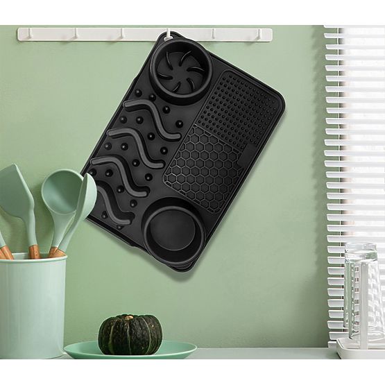 LICK MAT SLOW FEEDING GRAY