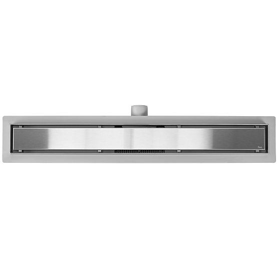 Linear Drain REA Neox BRUSHED STEEL 50