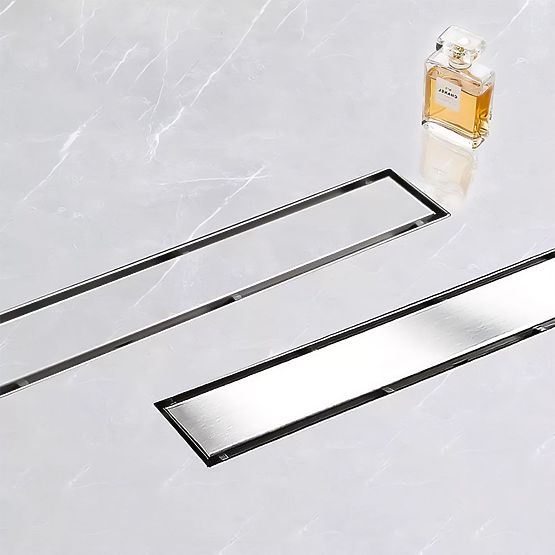 Linear Drain REA Neox BRUSHED STEEL 50