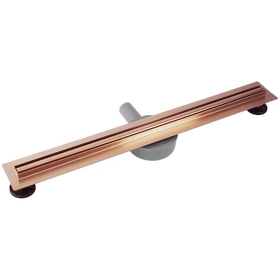 Linear Drain REA NEOX SLIM PRO Brush Copper 70