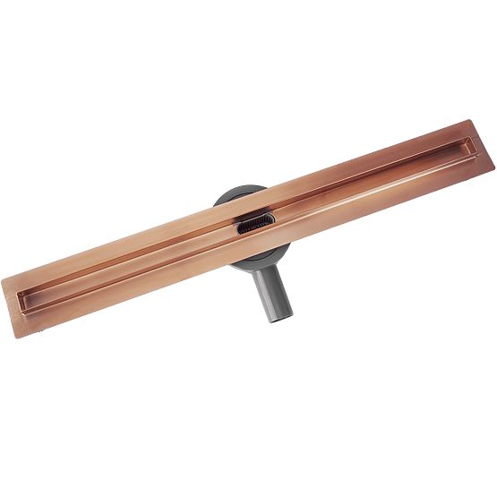 Linear Drain REA NEOX SLIM PRO Brushed Copper 80