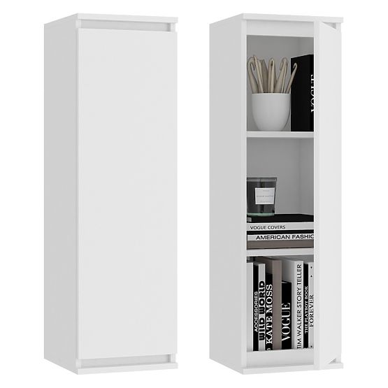 Living Wall CLP - Furniture Set Display Cabinet + White TV Cabinet