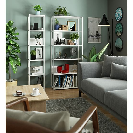 LOFT METAL SHELF 800 WHITE/WHITE