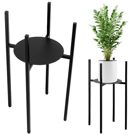 Loft Plant Stand Torre 60 cm Black