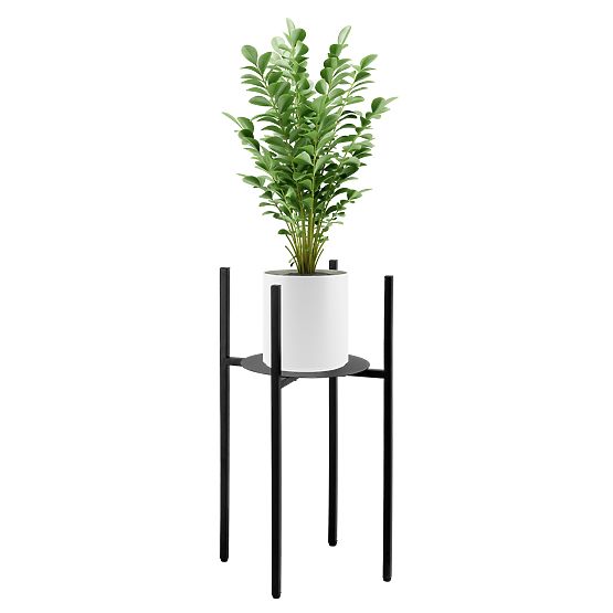 Loft Plant Stand Torre 60 cm Black