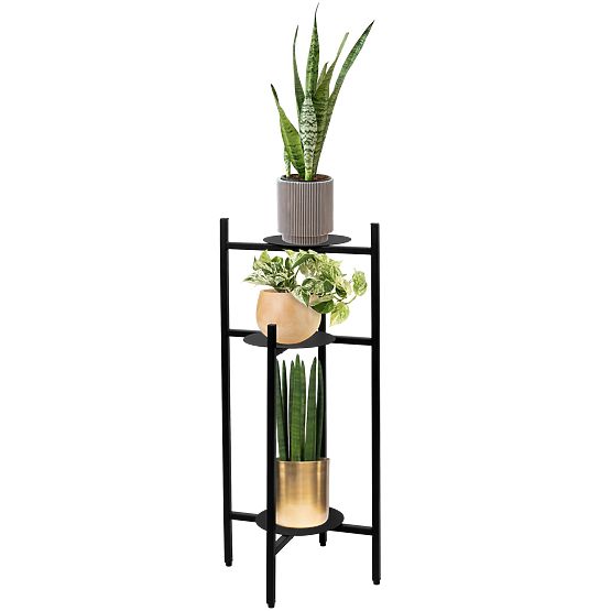 Loft Plant Stand Tretorri Black Plant Stand