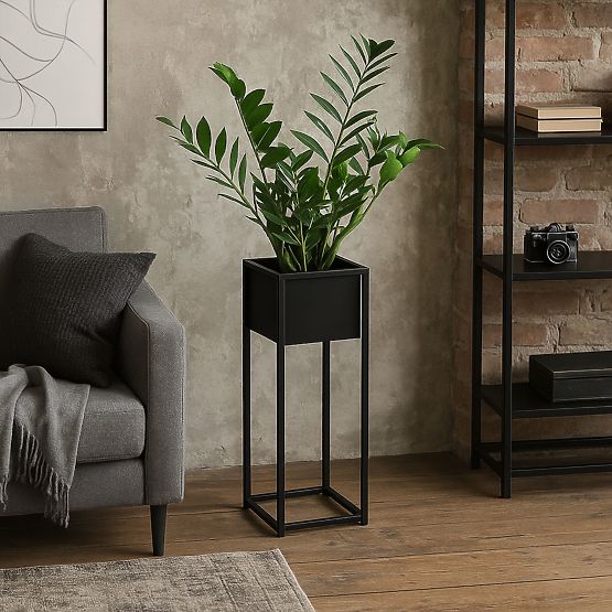 Loft Planter Concove 60 cm Black